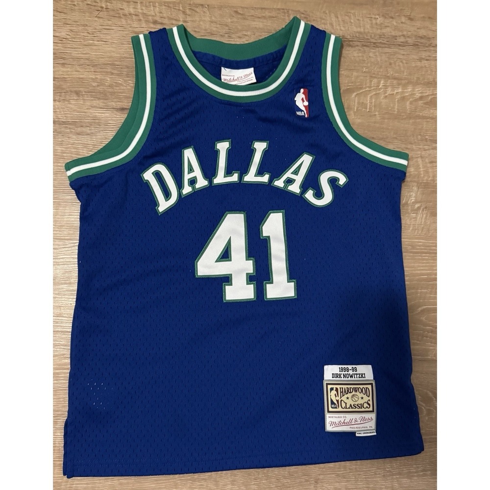 Mitchell & Ness Dallas Mavericks Jason Kidd NBA Swingman Jersey Youth M
